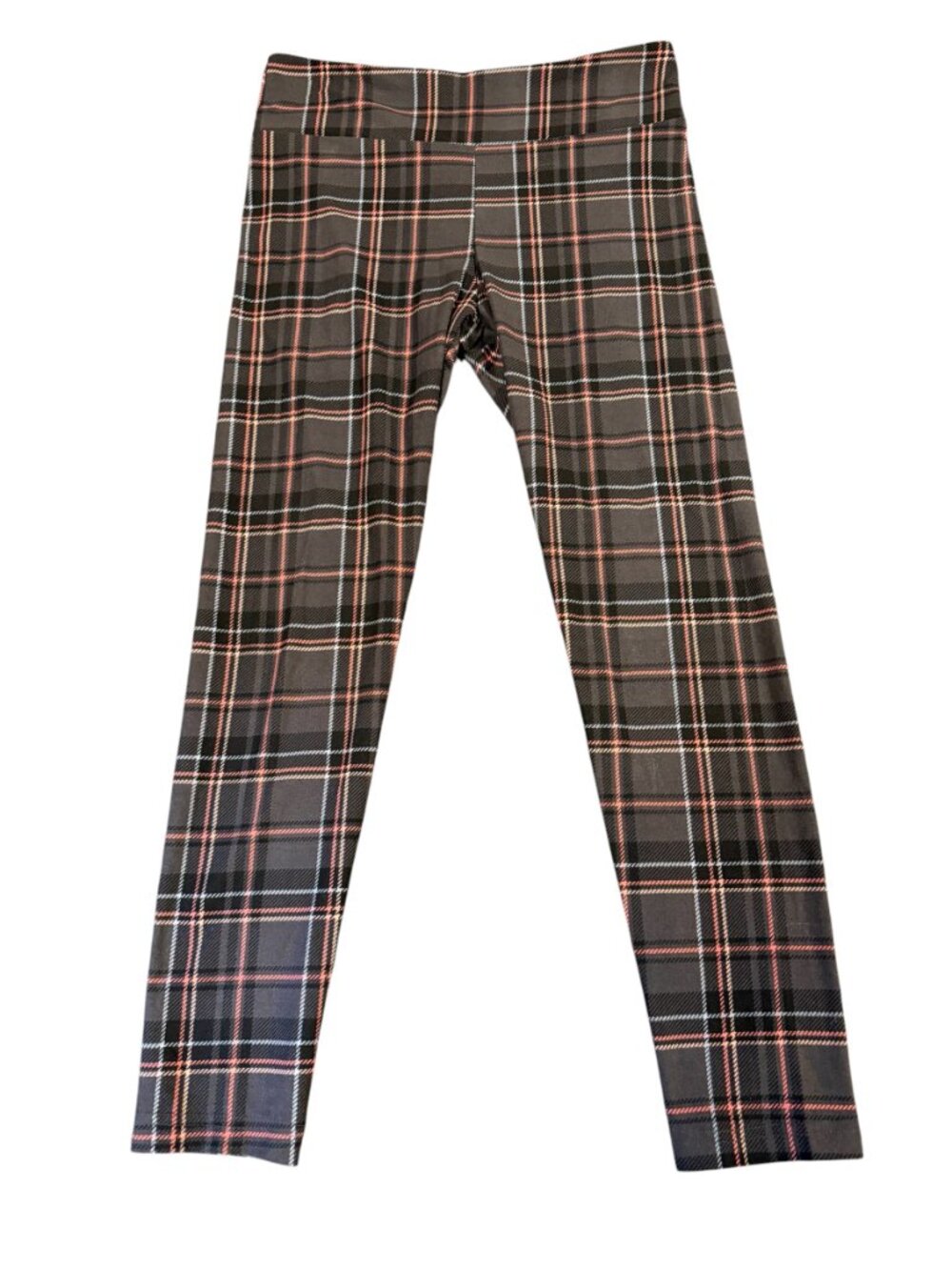No Boundaries Leggings M Gray Black High Rise Ankle Stretch Y2K